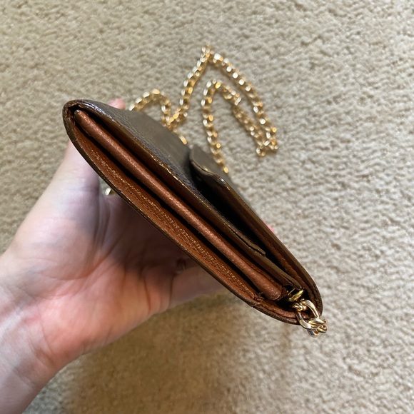 Authentic Louis Vuitton Sarah classic monogram canvas wallet on chain crossbody - Picture 4 of 13